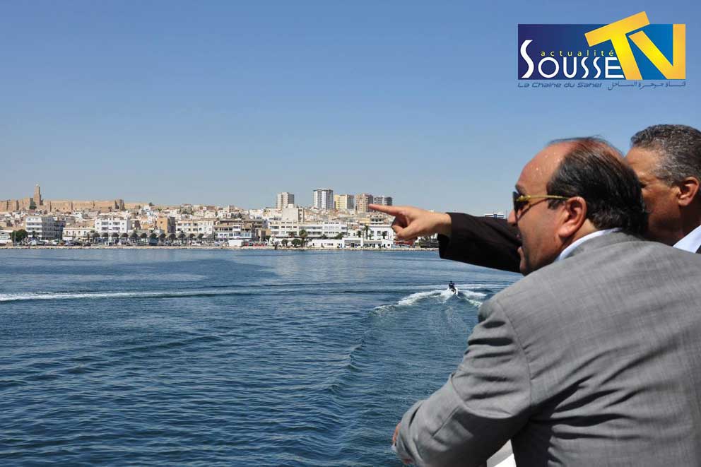29 juillet 2016 : La visite de Gouverneur de Sousse M Fathi Bdira  au port commercial de sousse